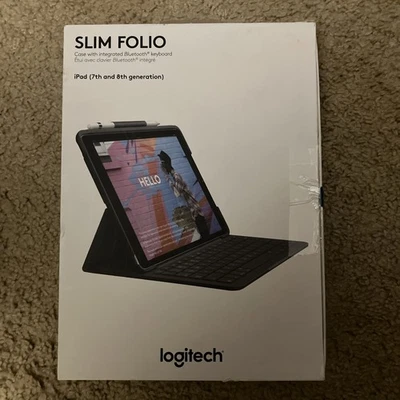 Logitech Slim Folio Keyboard Case for iPad Air 3rd Gen 2019 Wireless Bluetooth - Image 1 of 2