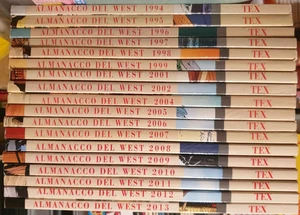 TEX WILLER ALMANACCO DEL WEST BONELLI LOTTO SEQUENZA 1994-2013 (NO 2003) 18 ALBI - Foto 1 di 1