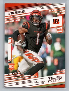 2021 Panini Prestige Ja'Marr Chase Cincinnati Bengals Rookie #212 9771 - Picture 1 of 2