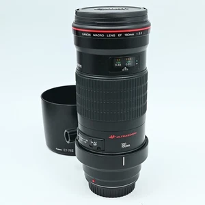 Canon EF 180mm f/3.5 L USM Macro Objektiv mit Kappen Haube Filter [Near Mint] - Bild 1 von 13
