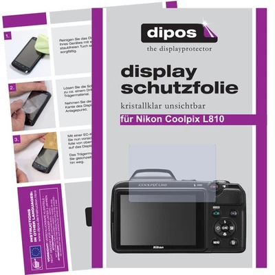 2x Screen Protector for Nikon Coolpix L810 Protection Crystal Clear dipos - Image 1 of 4