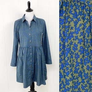 J. Crew Factory Women’s Size 6 Collared Mini Shirt Dress Ditsy Floral BP801 - Picture 1 of 17