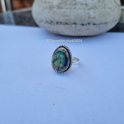 Shinny Monarch Opal Gemstone 925 Sterling Silver Handmade Charming Ring PG4103 - Image 1 of 3