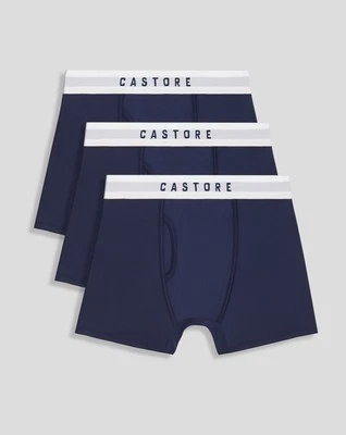 Castore Navy Boxer Shorts - 3 Pack