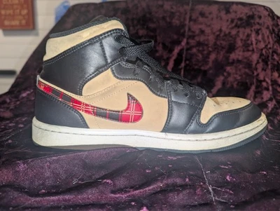 Talla 8 - Jordan 1 Mid SE Tartan Swoosh - Usado, Sin Caja Foto 1 de 4