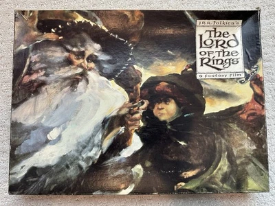 Rompecabezas de póster gigante Gandalf & Frodo Señor de los Anillos 20 x 27 vintage L138 Foto 1 de 4