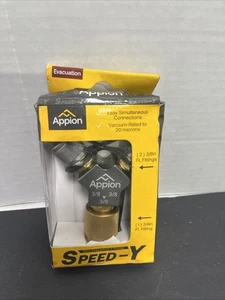 Appion SPDY38 MegaFlow Speed-Y - (2) 3/8in MFL to 3/8in FL - Picture 1 of 2