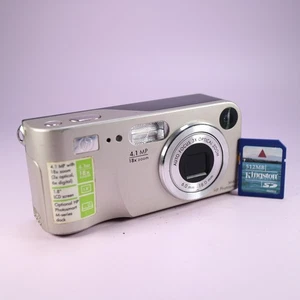 HP Digital Camera Photosmart M407 4.1MP Silver Tested - Picture 1 of 8