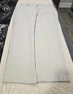 JM Collection Size 16W Beige Rayon, Nylon, Spandex Womens Elastic Waist Pants - Picture 1 of 2