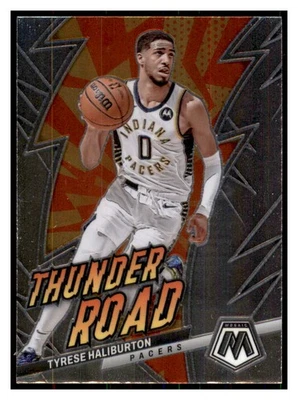 Tyrese Haliburton 2022-23 Panini Mosaic Thunder Road #3 Indiana Pacers - Image 1 of 2