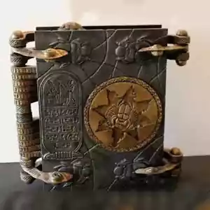 Book Of The Dead The Mummy Prop With Key Can Be Opened Book Box Resin Replica - Picture 1 of 27