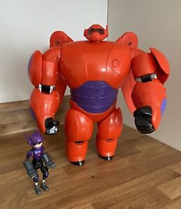 Disney Pixar Big Hero 6 Bandai Deluxe Flying Baymax + Hiro Toy figure w/ Sounds