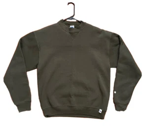 Russell Athletic Sweatshirt Olive Size Youth XL (Adult Small) - Good Cond! - Picture 1 of 7