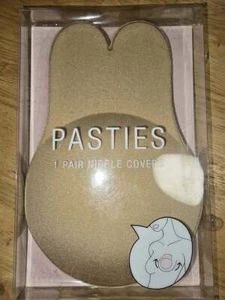 ¡NUEVO EN PAQUETE! Fundas para pezones FOREVER 21 Nude BUNNY pasteles reutilizables - Imagen 1 de 2