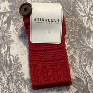 Shirleah Chicago Milly Fingerless Gloves in Red NWT - Picture 1 of 2