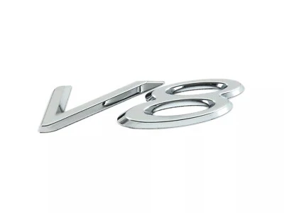 2020-2024 Bentley Continental GT Flying V8 Sidehead Fender Badge Silver Genuine - Image 1 of 3