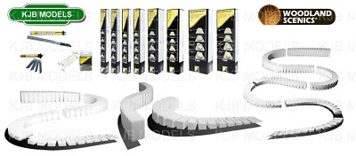 Brandneu in Originalverpackung Woodland Scenics leichte Steigungen / Neigungen / Schaumstoffplatten etc N OO