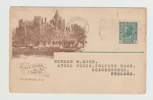 Stamp PC - Place Viger Hotel, Statement re Canadian Pacific Railway Company 1924 - Picture 1 of 2