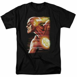 The Flash Speed Head T Shirt Licensed Comic Book Tee Black - Picture 1 of 2