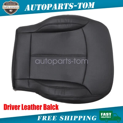 Funda de asiento de cuero negra inferior del conductor para Buick LaCrosse 2010-2013 Foto 1 de 4