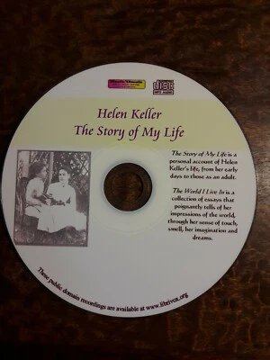 Helen Keller / STORY OF MY LIFE - Biography Unabridged Audiobook Mp3 CD 7+Hrs