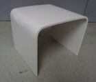 Designerski stół stolik boczny Dieter Rams era biała sklejka lata 70. (F24-102)