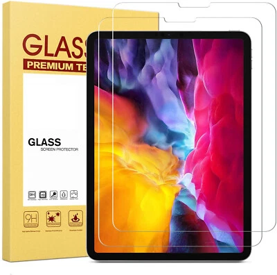 2-Pack Tempered Glass Screen Protector For iPad Mini 10.2 10.9 11 Pro 12.9 inch - Image 1 of 4