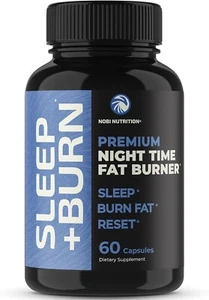 Night Time Fat Burner to Shred Fat While You Sleep Appetite Suppressant, 60 ct - Picture 1 of 7