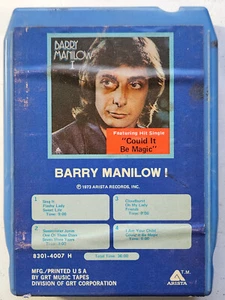BARRY MANILOW ! 8 Track - Tested - Picture 1 of 1