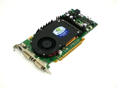 HP nVidia Quadro FX3450 FX 3450 256MB PCIe x16 394754-001 395815-001 - Image 1 of 4