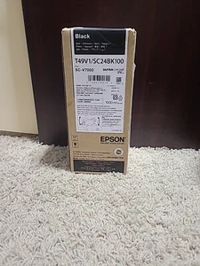 Epson UltraChrome T49V1/SC24BK100 BLACK Ink Cartridge 1000ml NEW SC-7000 1/2025 - Picture 1 of 2