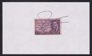 Adrees Latif, Pulitzer Prize Winning Photographer, signed Pulitzer stamp on card - Picture 1 of 1