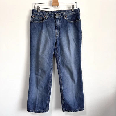Polo Jean Company Ralph Lauren Womens Jeans 8 Cropped Relaxed Blue Classic Denim - Image 1 of 4