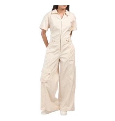 Mono Zara manga corta pierna ancha utilitario cargo talla S #1 Foto 1 de 4