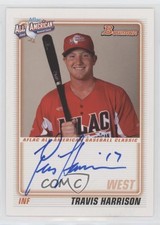 2011 Bowman Draft Aflac All-American Auto Travis Harrison #AFLAC-TH Auto