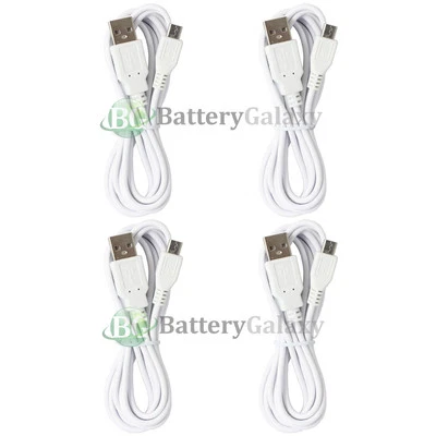 4 Micro USB 6FT Charger Cable Cord for Phone LG G2 G3 G4 Phoenix K3 K4 K7 K8 K10 - Image 1 of 4