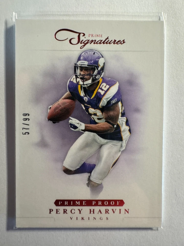 K240,354 - 2012 Prime Signatures Prime Proof Red #45 Percy Harvin #/99 - Image 1 of 1