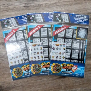 Yo-kai Watch Series 2 Medallium Collection (X3) Book Pages With Snartle Medal - Picture 1 of 3