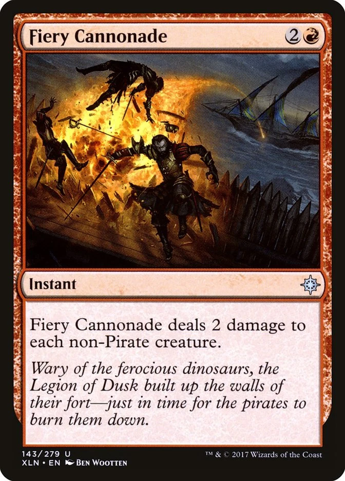 Magic the Gathering (mtg): XLN: Fiery Cannonade  (x 4) - Image 1 of 1