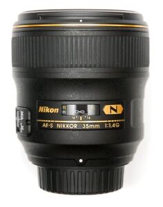 New ListingNikon Af-S Nikkor 35mm f/1.4G Wide Angle Lens - Black