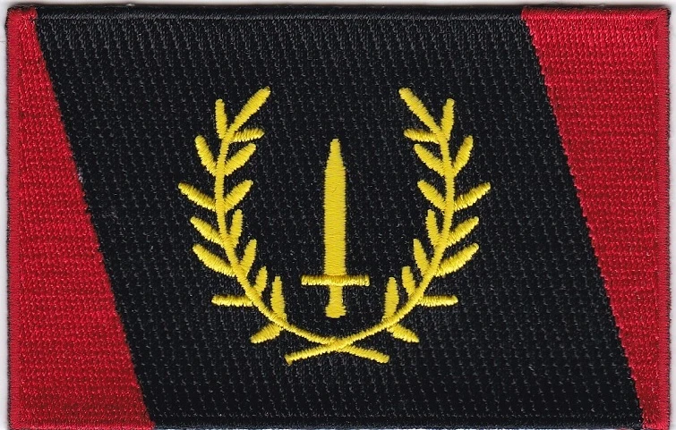 African-American Heritage Flag Embroidered Patches 3.5x2.25" - Image 1 of 1