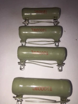 Resistencia para heridas de alambre fijo de 4 tubos de cerámica 20 W vatios 2K ohmios totalmente nueva Foto 1 de 4