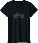 Mountain Bike Mtb Graphic Theme For Bike Lovers Ladies' Crewneck T-Shirt