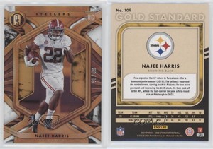 2021 Panini Gold Standard Rookies White Gold /49 Najee Harris #109 Rookie RC