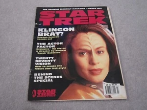 Star Trek official magazine ,March 1997 ,issue #25, Klingon Brat - Picture 1 of 1