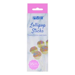 Cake Pop Sticks PME Lollipop Pack of 35 16cm 6.3 Lollipop Craft Kids - Picture 1 of 1