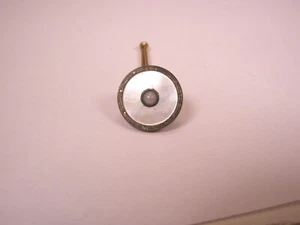 ÚNICO (1) FREGONA 7/16" Chapado en Oro Blanco Vintage KREMENTZ Camisa Formal Tachuela i23 - Imagen 1 de 5
