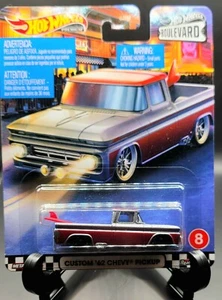Hot Wheels Boulevard Custom ‘62 Chevy Pickup #8 HTF - Picture 1 of 2