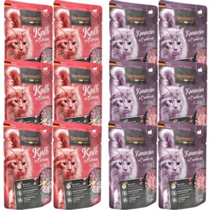 12x85g LEONARDO Finest Selection getreidefrei Kaninchen Cranberries Kalb Gemüse - Bild 1 von 5