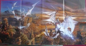 Rhapsody POSTER 84x45cm Power of the Dragonflame Metal Versandfrei - Bild 1 von 1